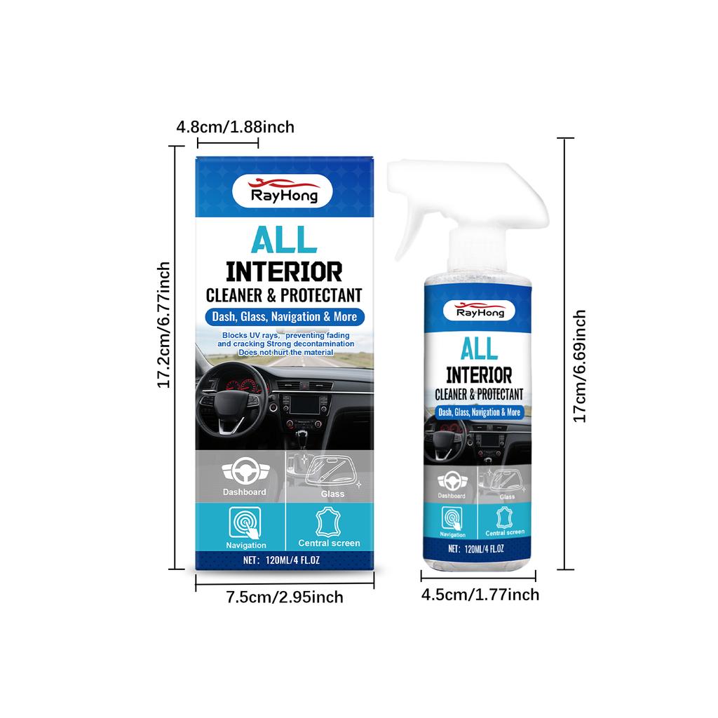 Spray do czyszczenia pianki do wnętrza samochodu Usuwanie plam z plastiku i gumy Przywracanie czerni Połysk Czyszczenie samochodu Czyszczenie skórzanej sofy