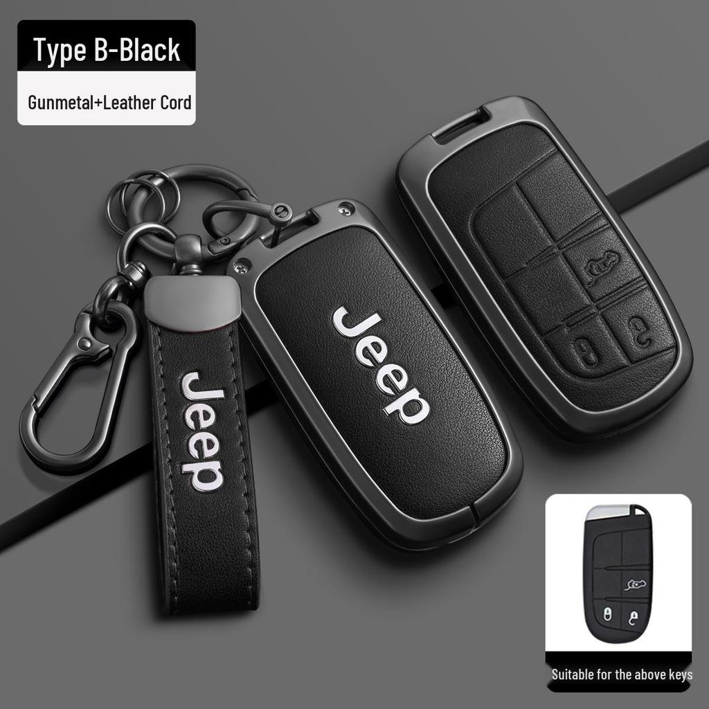 Jeep Key Case for Compass, Renegade, Cherokee, Grand Commander