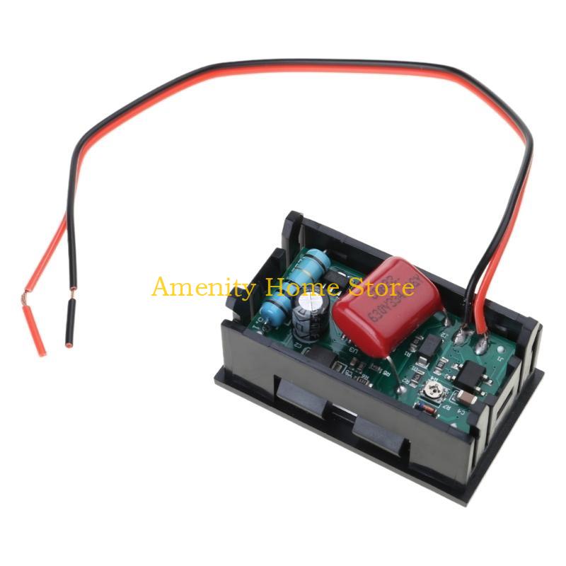 

F26C Voltage Meter Tester Panel Universal AC 50V-550V AC 220V 380V Mini Voltmeter 0.56in LED Display Voltage Meter Gauge CN
