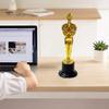 6 Adet Altın Ödül Kupası Heykelleri Etkinlikler Spor Oscar Benzeri Kupalar Kendin Yap İşaretlenebilir Taban Klasik Tasarım Tanıma Ödülleri