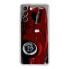 Custodia per Telefono Auto Sportiva JDM Tipo Aereo per Samsung Galaxy S22 S21 S20 FE Ultra 5G S10 S10E S9 S8 Plus Note 10 20 Cover Trasparente