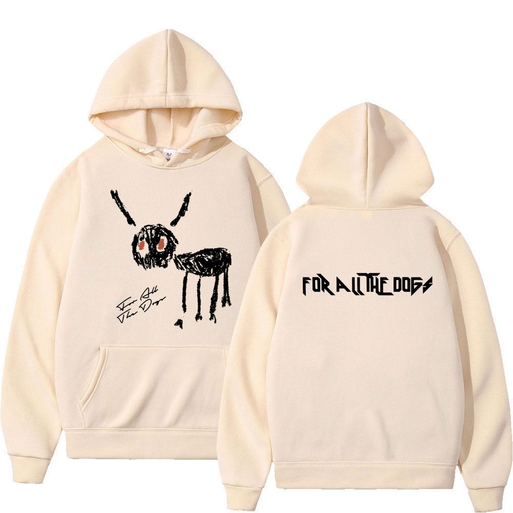 Rapper Drake Hoodie 2023 New Music Album "For All The Dogs" Graphic Hip Hop Long Sleeve Men Women Fashion Loose Streetwear Male