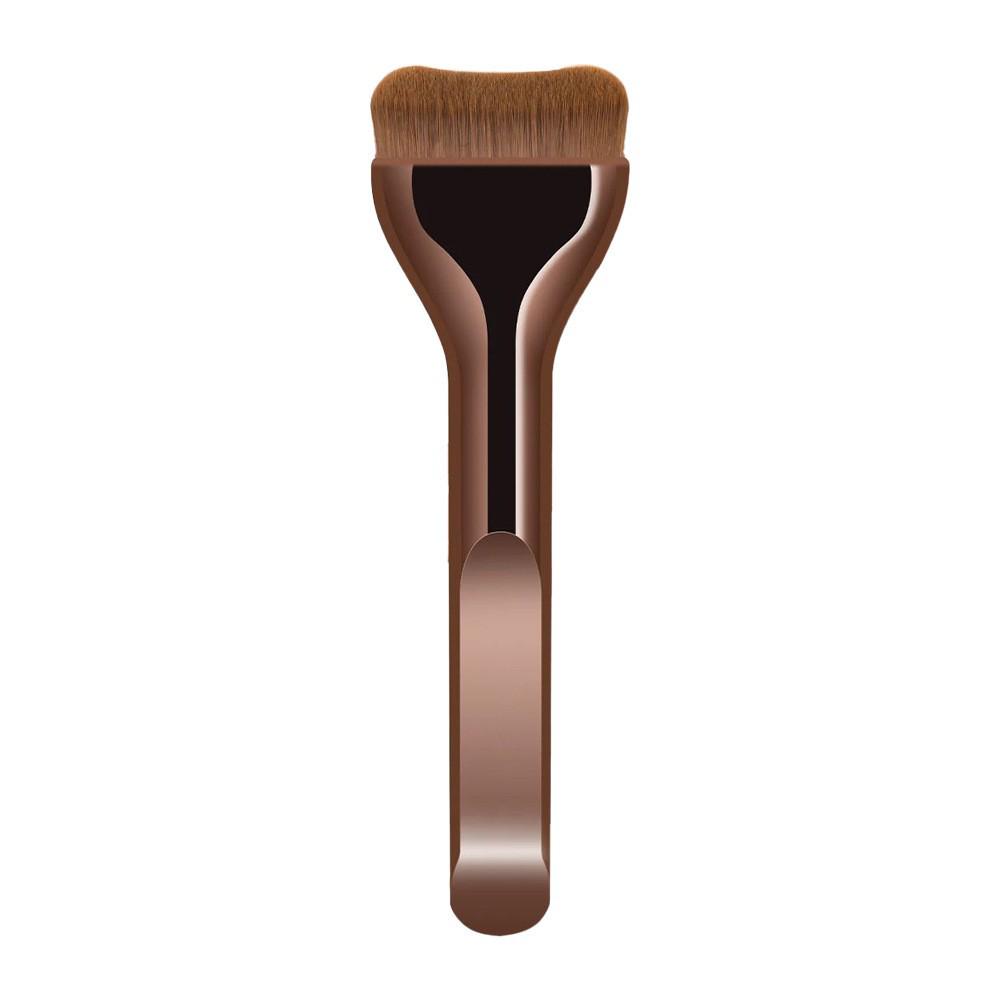 Compact Flat-Head Foundation & Mask Brush Set