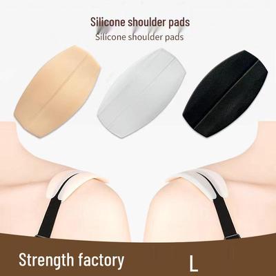 Silicone Anti-Slip Shoulder Pads: Prevents Strap Slippage, Pressure-Reducing, Invisible Underwear Accessory.