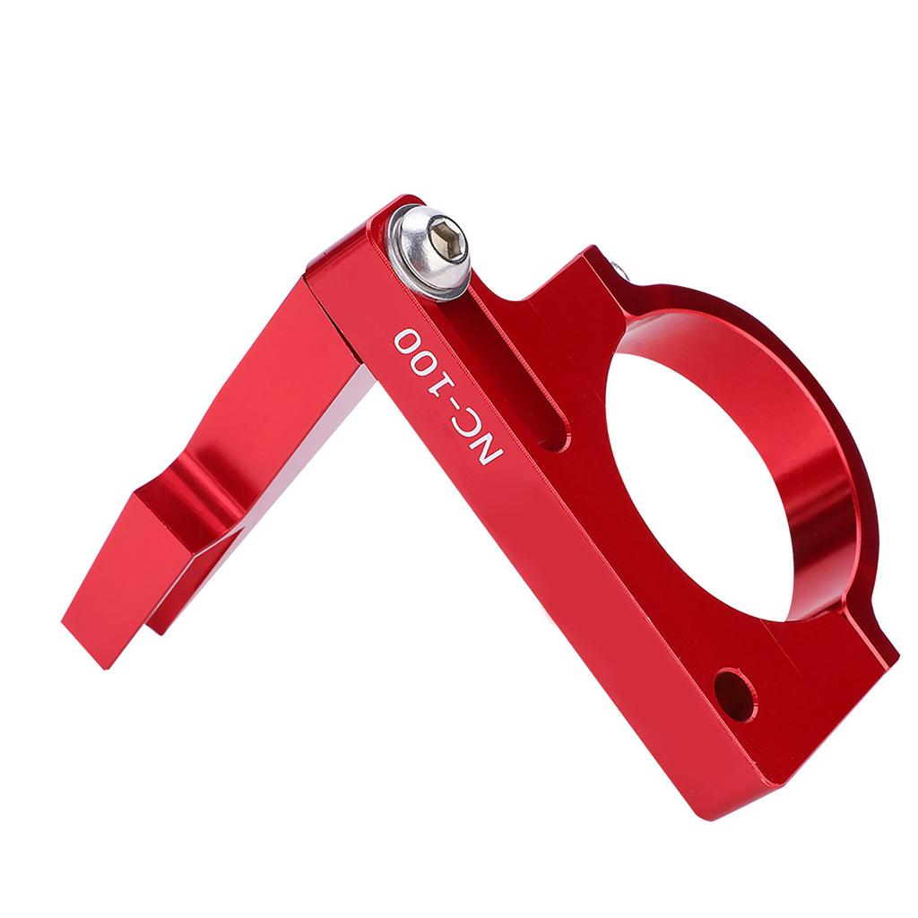 Ultralight Aluminum Alloy Foldable Bike Bicycle Front Derailleur Clamp Adapter (Red)