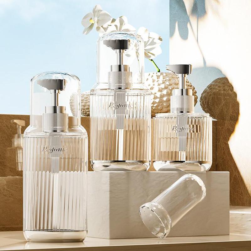 60/90/120Ml Liquid Soap Dispenser Bottle Empty Pump Refillable Bathroom Shampoo Bottles Liquid Container Shampoo Dispenser Decor