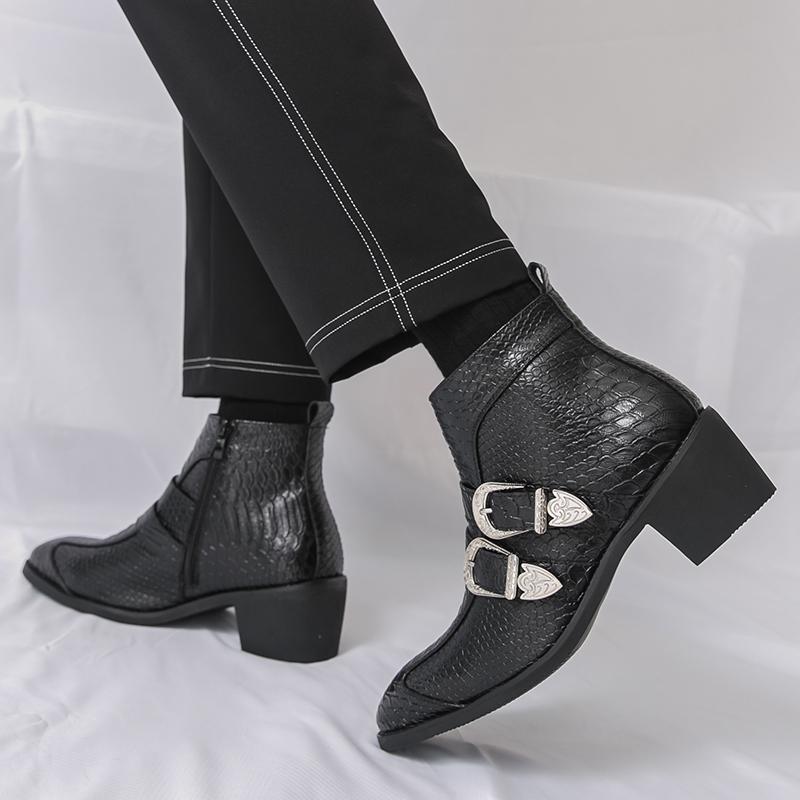 Heren All-Season Laarzen Mode Comfortabel Draagcomfort Voor Dagelijks Gebruik Duurzaam Materiaal Met Goede Kwaliteit Stijlvol Ontwerp Geschikt Voor Diverse Gelegenheden