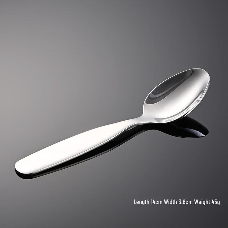 Qianxing 316 Stainless Steel Baby Training Spoons - 10 Pack