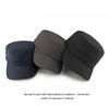 Men's Flat Hat Autumn Winter Velvet Thick Warm Cotton Hat Full Seal Hat Outdoor Sunscreen Hat