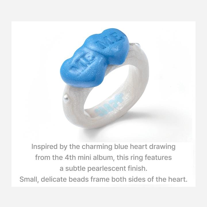 Official ILLIT x NFF Handmade "Double Heart" Ring - [Mamihlapinatapai] 4th Mini Album Special Edition