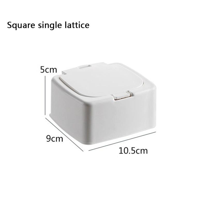 Desktop Mini With Cover Pop-up Window Cotton Swab Storage Box Cosmetic-Cotton Dustproof Student Sundries Plastic Finishing-Box
