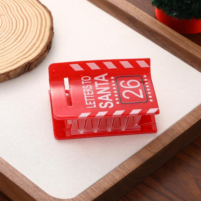 New Nutcracker And Christmas Party Gift Hair Claw Holiday Leisure Acrylic Hair Claw Clips Hair Accessories For Women Girls