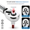 15Pcs Professional Maintenance Tool Adjustable Torque Ratchet Wrench 1/4-Inch Dual-Direction Bicycle Hex Socket Preset Wrench