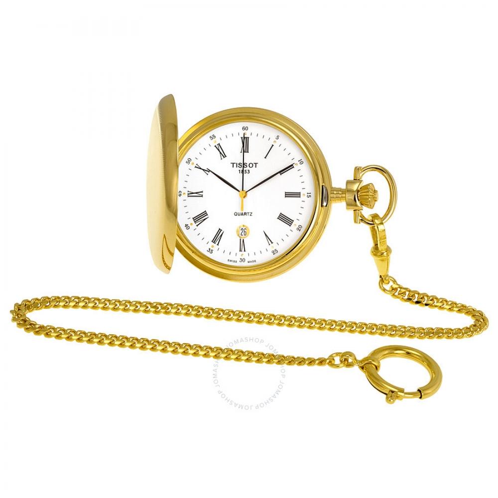 

Карманные часы Tissot Savonnette с белым циферблатом T83.4.553.13