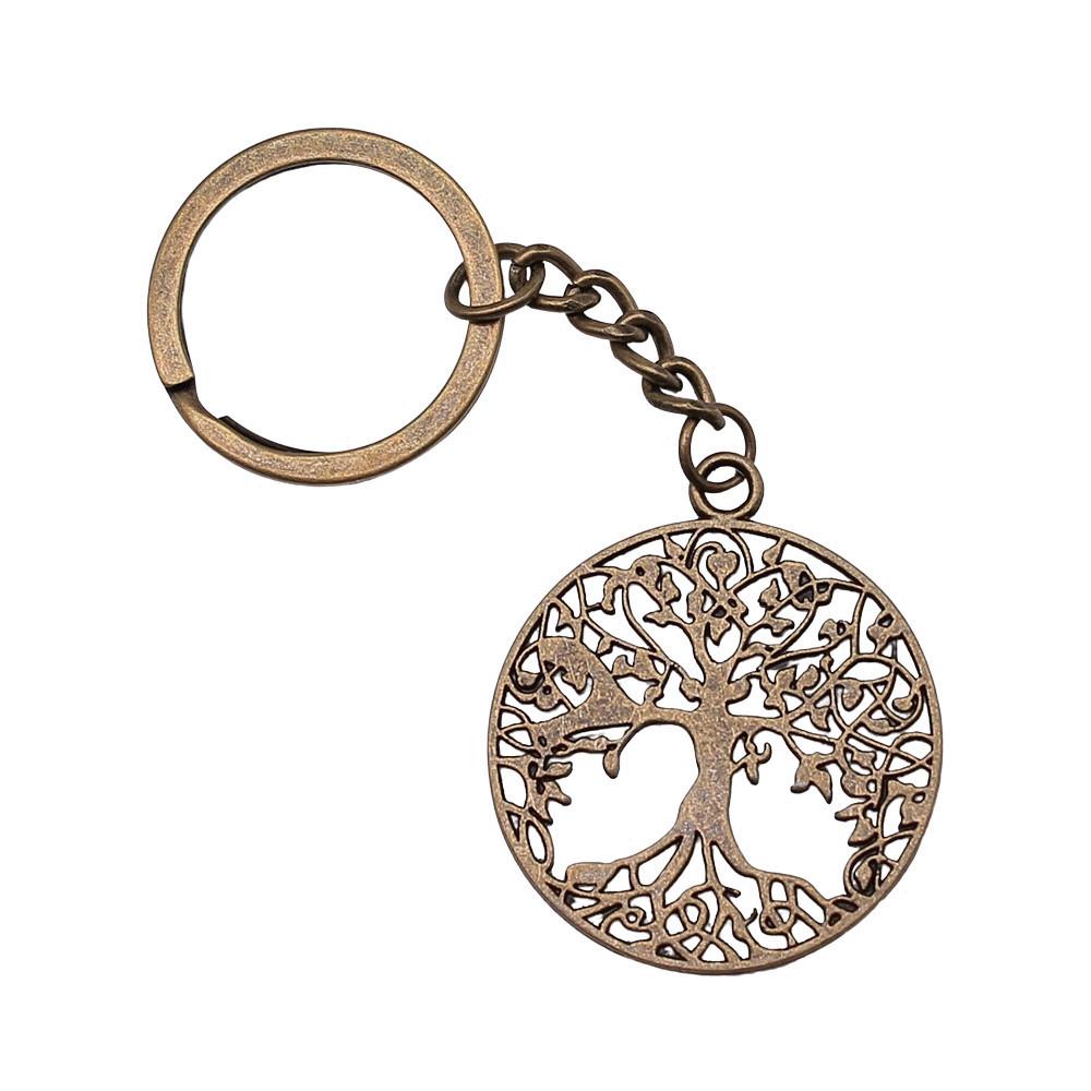 Kabbalah Lucky Charm Tree Of Life Keychain Love Key Ring 28mm