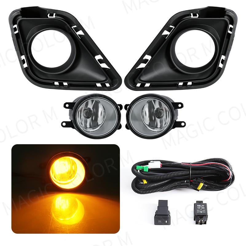 Led Fog Lamp For Toyota Ractis 2010 2011 2012 2013 2014 Auto Bumper Front Light Head Lamp Replacement Cover Car Accessories 12V
