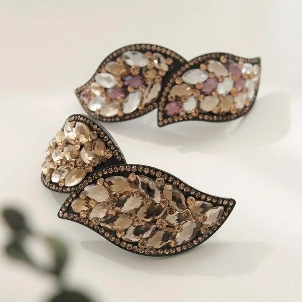 bydaisy Brown Purple Big Cubic Automatic Hairpin Bh0747-1 brown