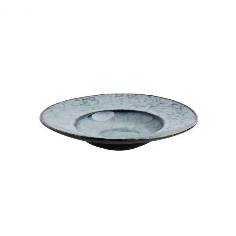 Ceramic Dinner Plate Restaurant Thick Soup Pasta Dessert Dish Snack Plates Sushi Specialty Tableware