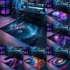 Starry Sky Carpet Esports Room Wear-resistant and Non-Slip Floor Mat for Kids Playroom Living Room Bedroom Gaming Rug Home Decor