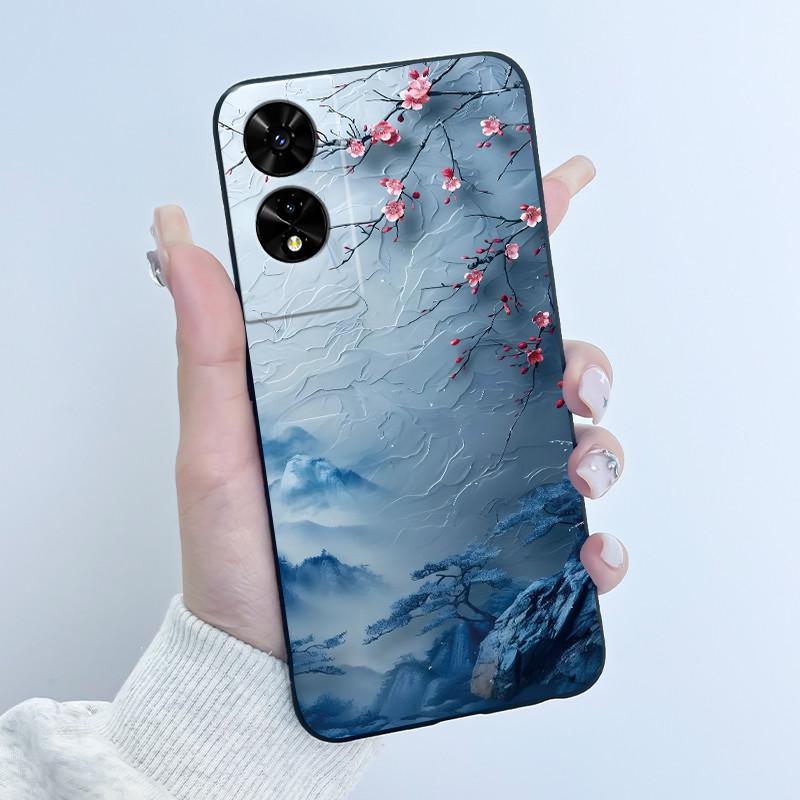 Süße Hülle für TCL 505 (T509K) (T5094) Fundas Capa Druckschale Schutzhülle Weiches Silikon Cartoon Handyhülle Coque