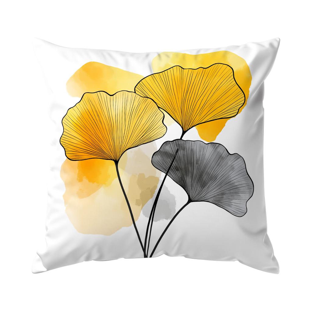 Bohemian Abstract Plants Pillowcase Printed Polyester 40/45/50Cm Throw Pillowcover Decorative Sofa Cushion Pillowslip Home Decor