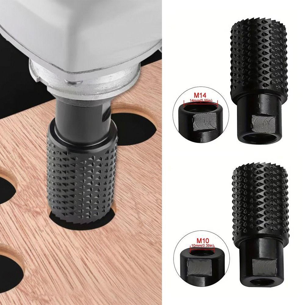 M10/M14 Wood Hole Opener Multi-functional Black Angle Grinder Rotary Head Deburring Engraving Grinding Head Carving Projects