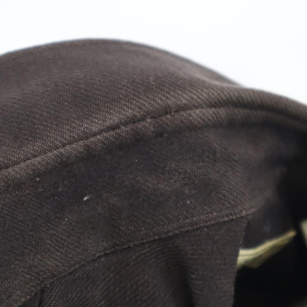 Hermes Made In France Long Sleeve Wool Shirt 42 Brown Men's Used