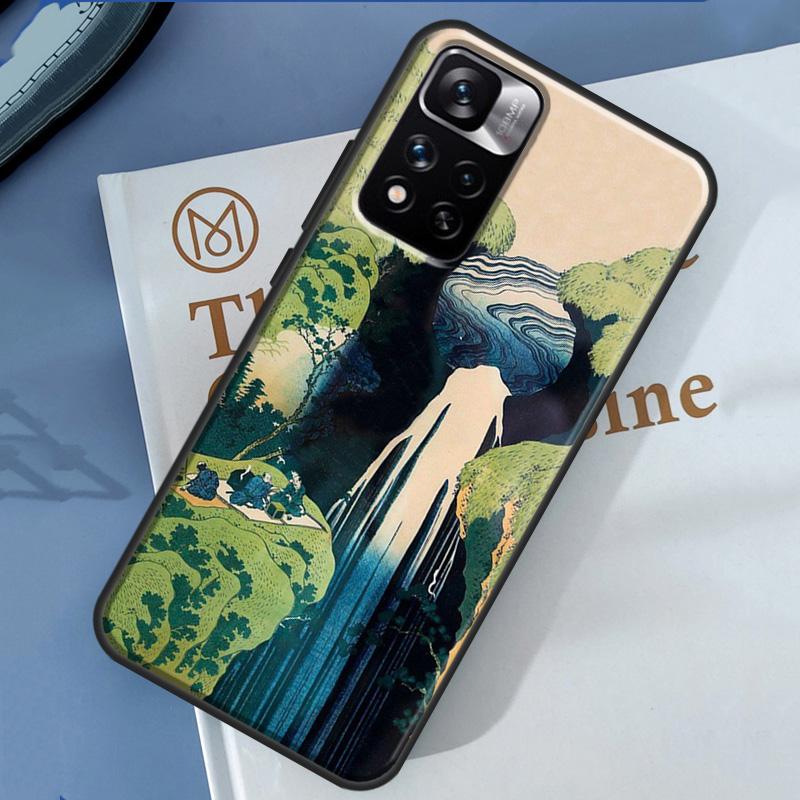 Japanese Wave Art Case For Xiaomi Redmi Note 14 13 11 9 10 12 Pro 9S 10S 11S 12S Redmi 10C 12C 13C 14C Cover