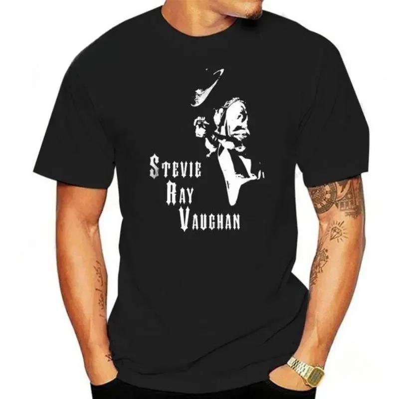 Man Woman Tee Stevie Ray Vaughan Guitar Blues Rock Legend SRV Unisex O-neck Fashion Graphic T Shirts Streetwear Clothing