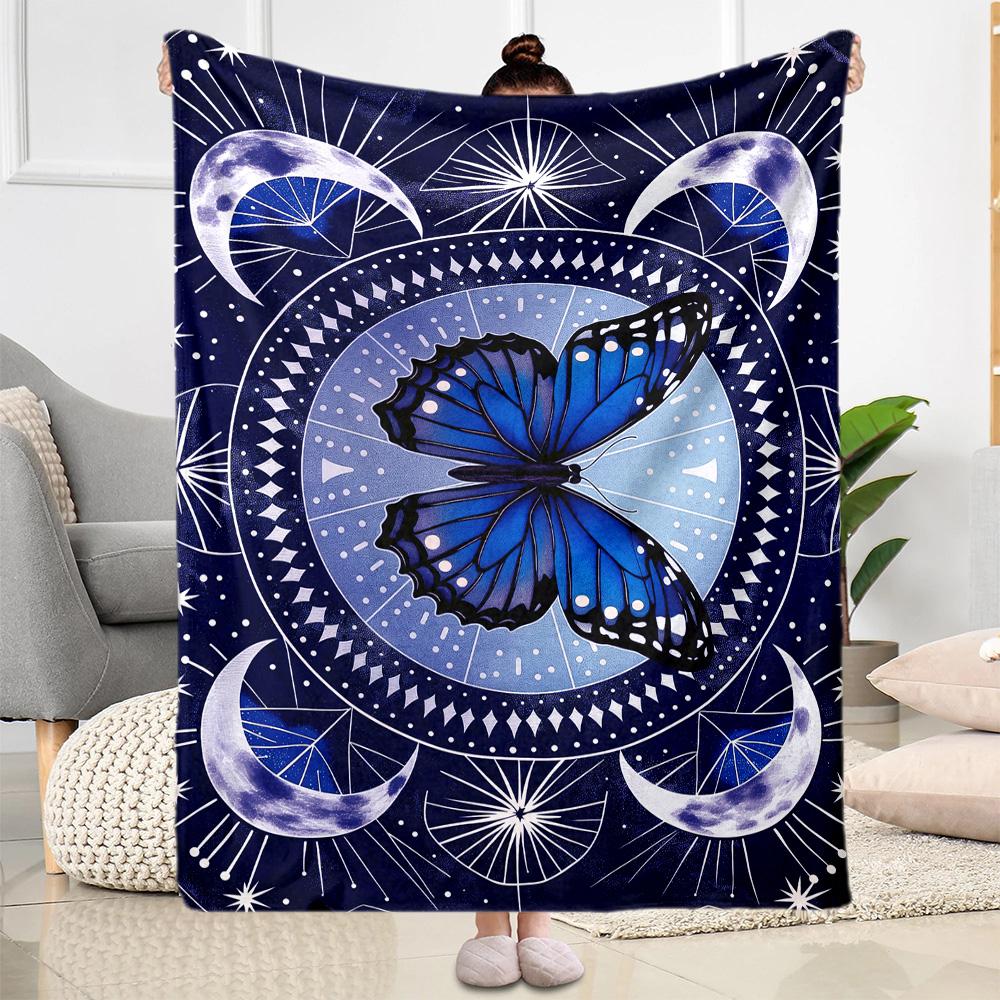 Cosmic Butterfly Mandala Blankets are suitable for living rooms, bedrooms, camping, and other places, making them an ideal choice for gifts.