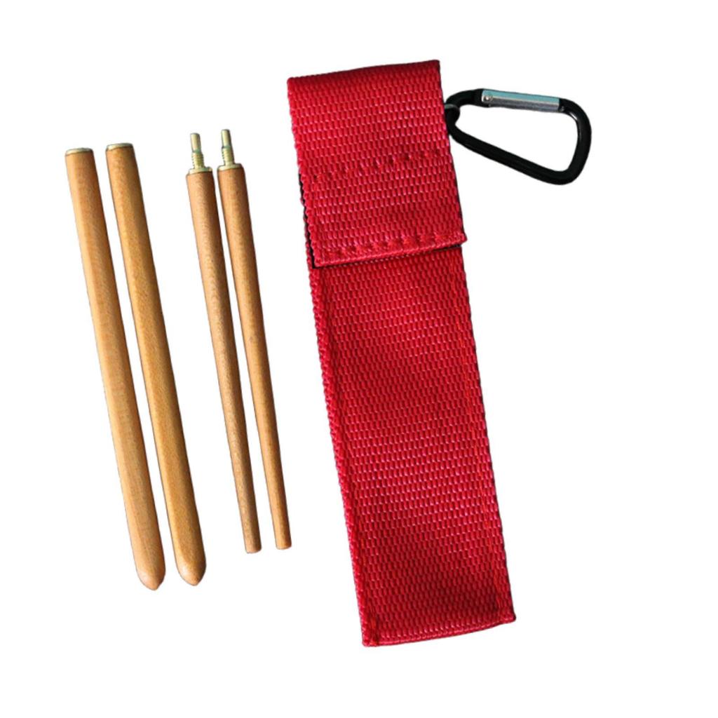 Travel Chopsticks Portable Foldable Lightweight Versatile Tableware Wood Wooden Chopsticks for Hiking Office Travel Camping