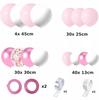 Balloons Garland For Girl Baby Shower Birthday Baptism Pink 107 Pcs