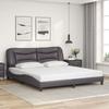VidaXL Bed Frames with Headboard, Upholstered Bed, Slat Base, Double Bed, Adult Bedroom Bed 3208019