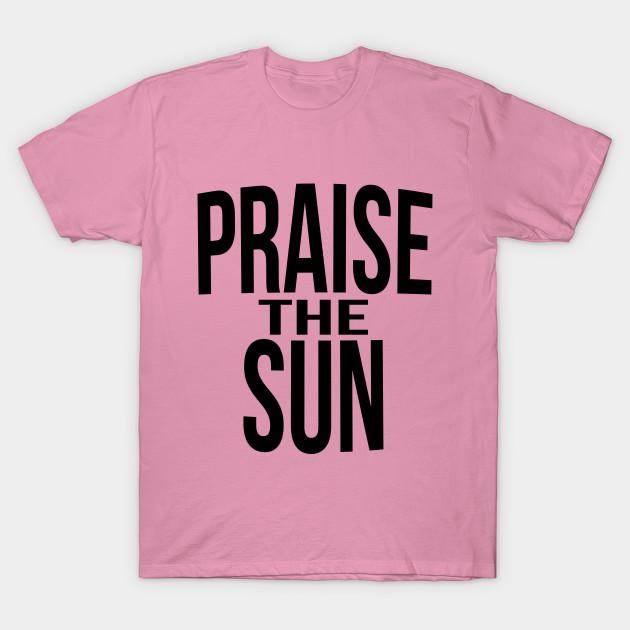 T Shirt Women Praise The Sun Version 4 Black Simple Harajuku Print Kawaii Tshirt Summer Short Sleeve Female T-Shirt Top Tee