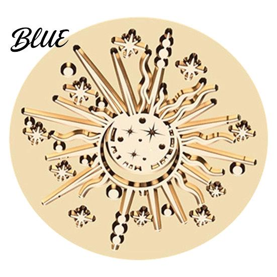 European Relief Seal Vintage Magic Themed Wax Stamp Head Solid Brass Exquisite Notebook Decoration Tool Engraved Sealing Head for Journal Envelope