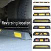 Rubber Wheel Stopper: Car Reversing Anti-Collision Barrier & Locator