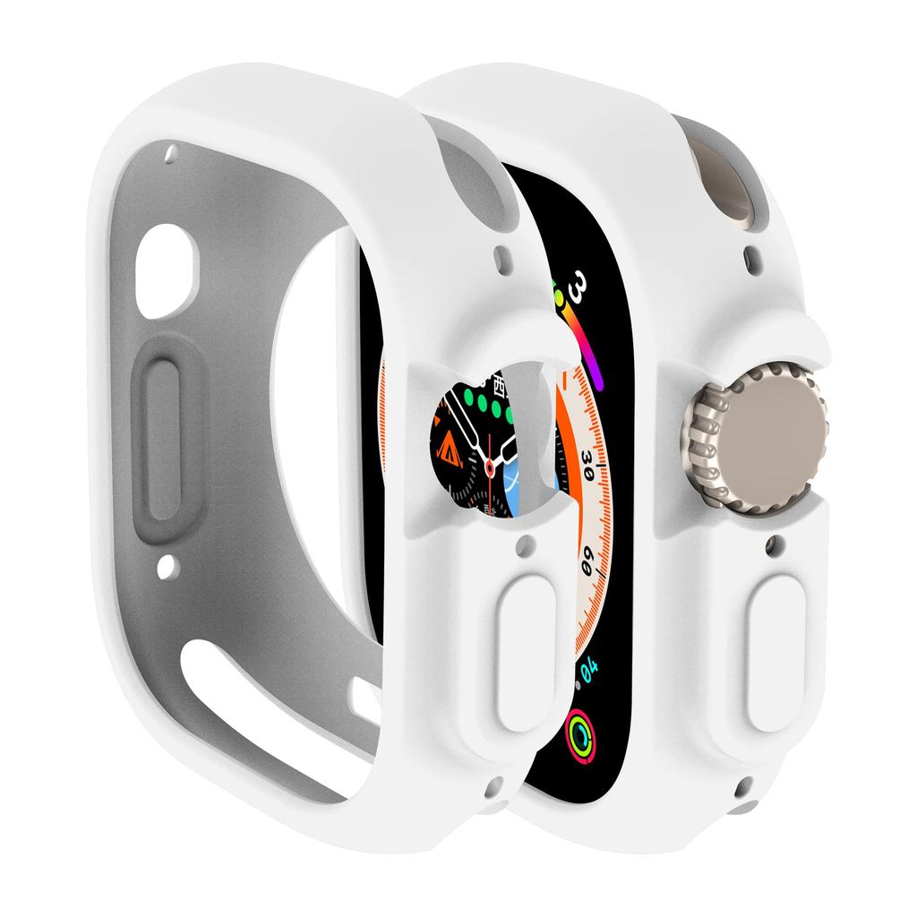 Cover for Apple Watch Ultra3 2 49mm Case All-Round Shockproof TPU Protective Silicone Bumper Scratch-Resistant iwatch ultra 3 49