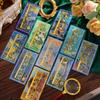 Van Gogh Monet Floral Metal Bookmark - Creative Engraved Gift