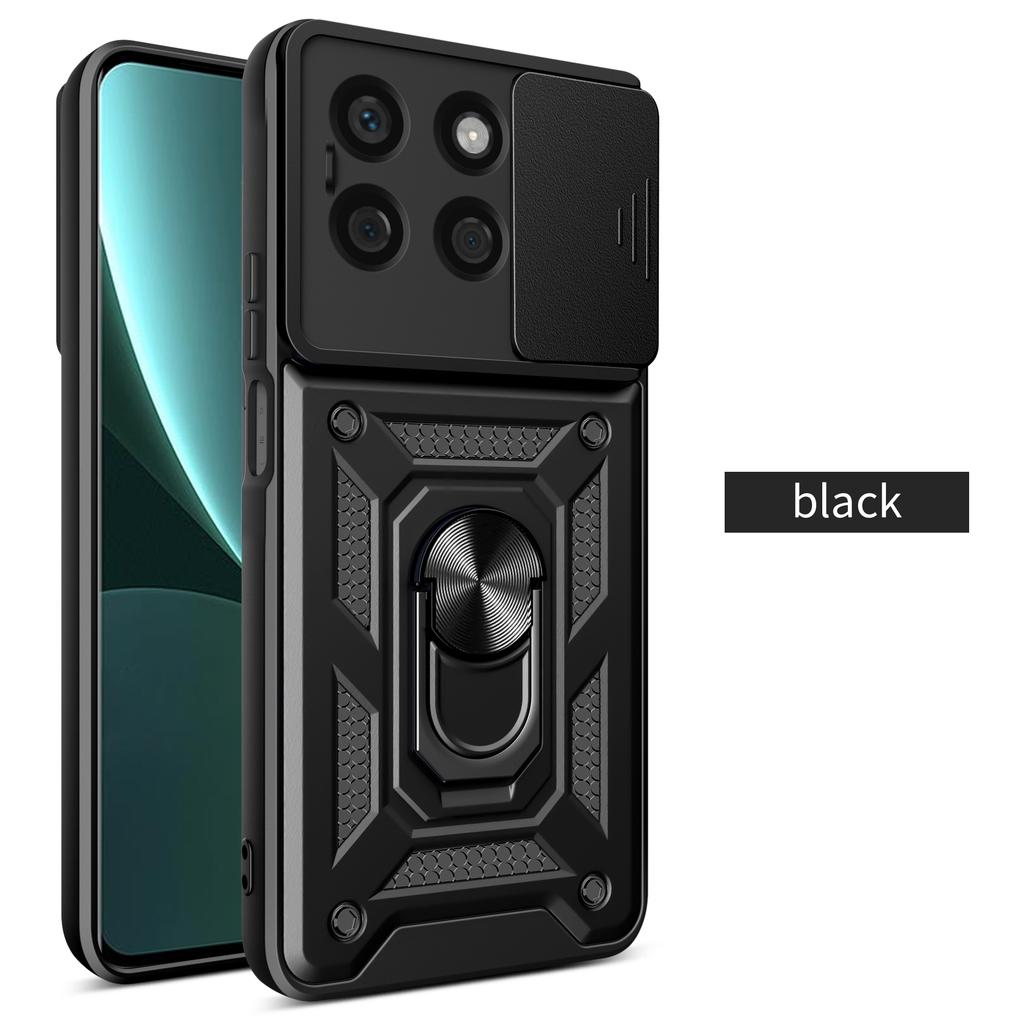 For Poco X8 Pro Max Case Poco X8 Pro Cover Poco X8 Pro Max Magnetic Ring Holder Armor Phone Case Slide Camera Protect Back Cover