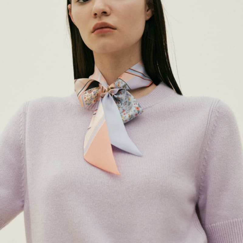 

Saint Luxure Twilly Bandeau Scarf Sophie SL22SSTSP 3.ORANGE