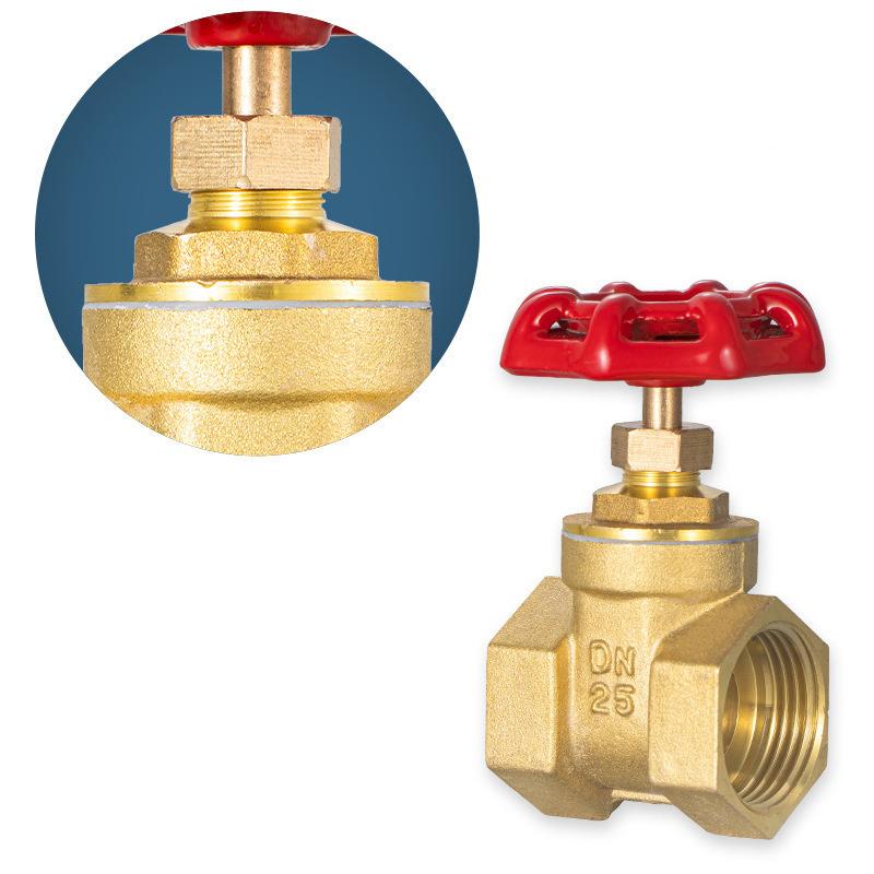 Versatile Brass Gate Valve with Female Thread 1/2" 3/4" 1" for Enhanced Plumbing Operations