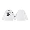 Unisex Oversized Cotton Long Sleeve Tee With Letter Graphic Print - Korean Style Casual Top Teens