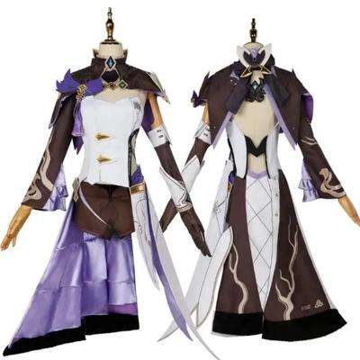 Gra Honkai Star Rail Fantasy Elysia Top Szorty Peleryna Rękawiczki Stroje Kobiety Dorosłe Halloween Karnawał Impreza Przebranie Strój do Roleplay