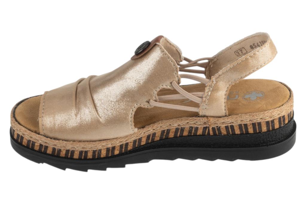 RIEKER Sandalen, Damen-Sandalen in Beige