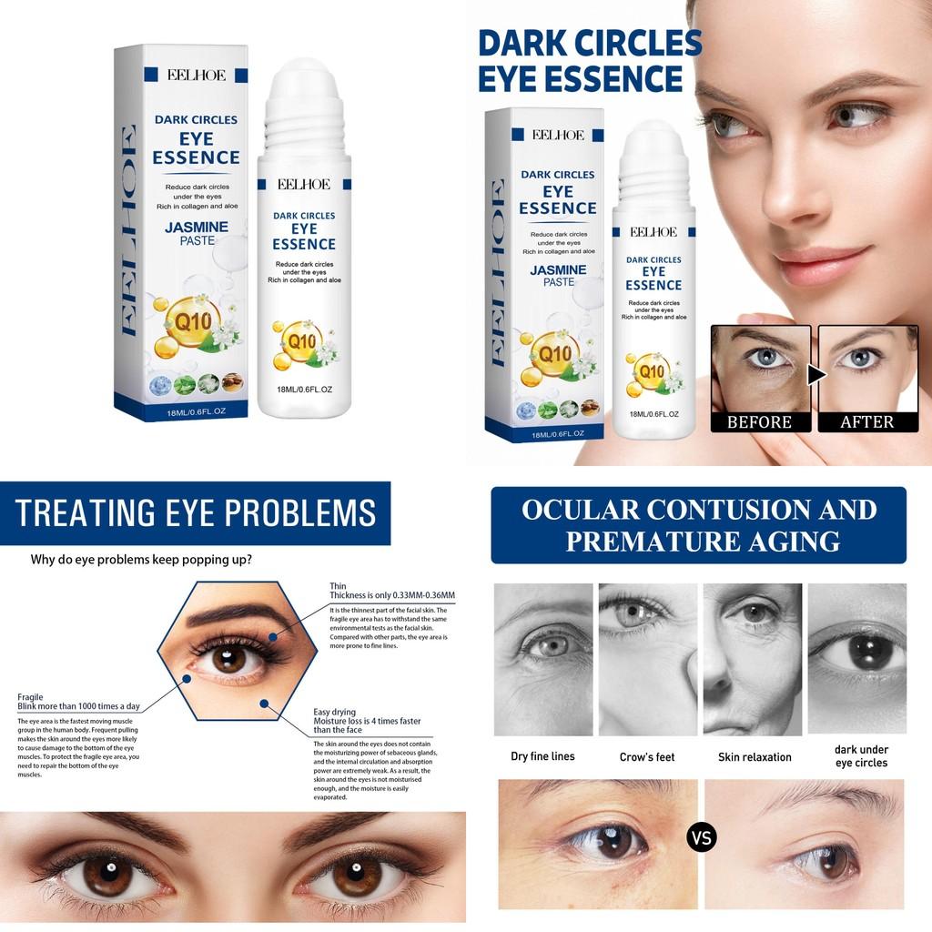 Eelhoe Anti-wrinkle Eye Serum 18ml Hydrating Formula For Dark Circle Reduction And Firming Skin