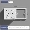 86 Type Multi-functional Five-Hole Wall Socket Converter with Switch and Power Strip