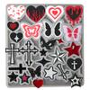 Jewelry Casting Molds,Silicone Pendant Resin Molds Crucifix Epoxy Resin Casting Mold for DIY Earrings Keychain Making
