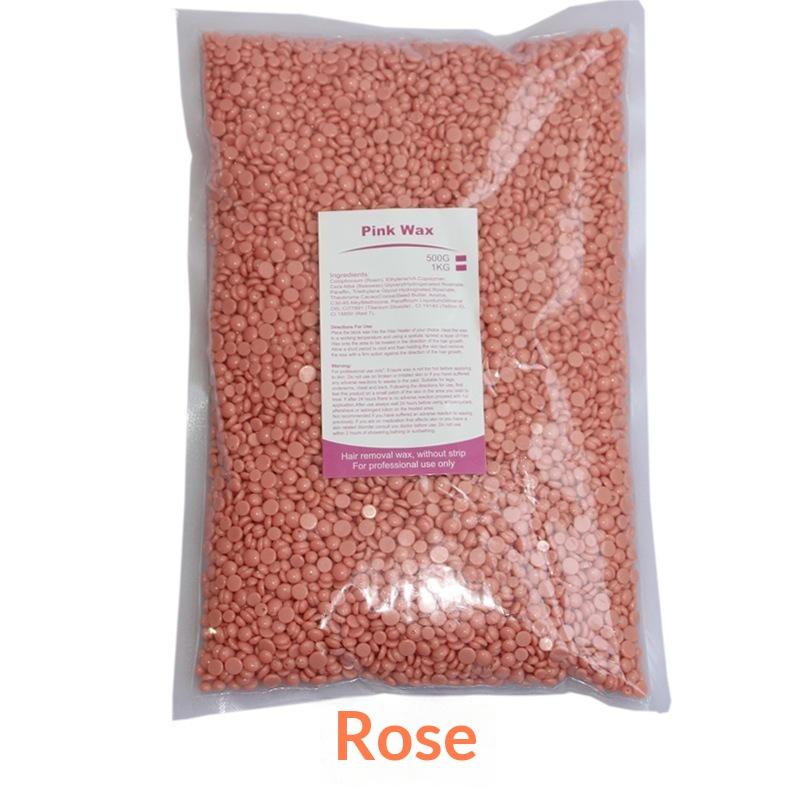 500G Waxing Wax Beans For Hair Removal Full Body Hot Film Hard Depilatory Wax Beads For Wax Heater Machine Hard Wax Beans