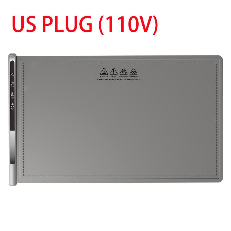 Foldable Food Warming Tray Flexible Silicone Food Warmer Mat Warm Cutting Board Constant Warm Dishes Electric Food Warming Mat