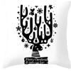 Christmas Decoration Cushion Cover for Sofa Livingroom Throw Pillow Cover % Polyester Resuable Pillow Case Drop Shipping